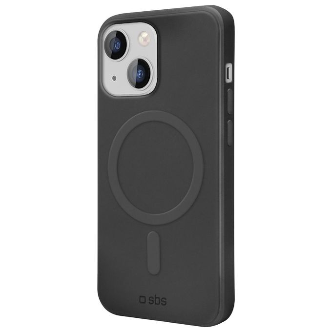 SBS TEINSTMAGIP1561K Custodia per Cellulare Cover Compatibile con MagSafe per iPhone 15 15,5 cm (6,1'') colore Nero