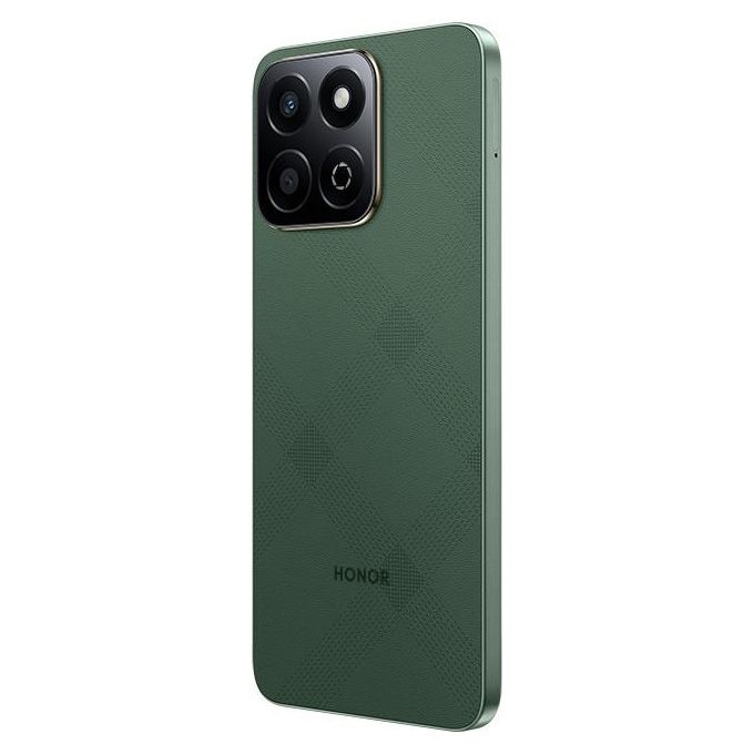 Honor 200 SMART Smartphone 5G 6.8'' 120Hz Snapdragon 4 Gen 2 4 GB RAM 256 GB Dual SIM Android 14 5200 mAh colore Verde Foresta