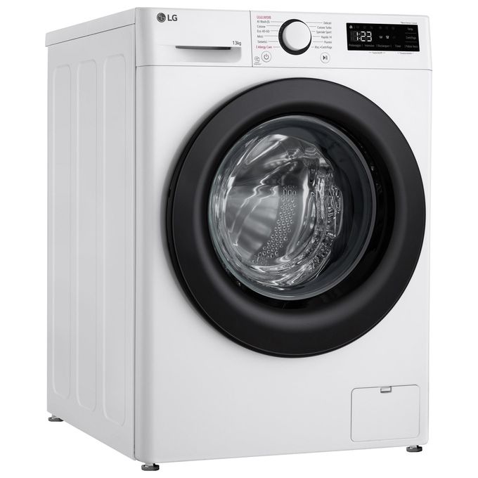 LG AI DD F4R3013NSWB Lavatrice Classe A -10% Carica Frontale Serie R3 Lavatrice 13kg 1400 giri AIWash Lavaggio a vapore Motore Direct Drive Smart Diagnosis Libera installazione Bianca