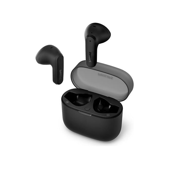 Philips TAT2139BK-00 Auricolari True Wireless In-ear Bluetooth 5.3 IPX4 Touch Control 28h custodia ricarica colore Nero