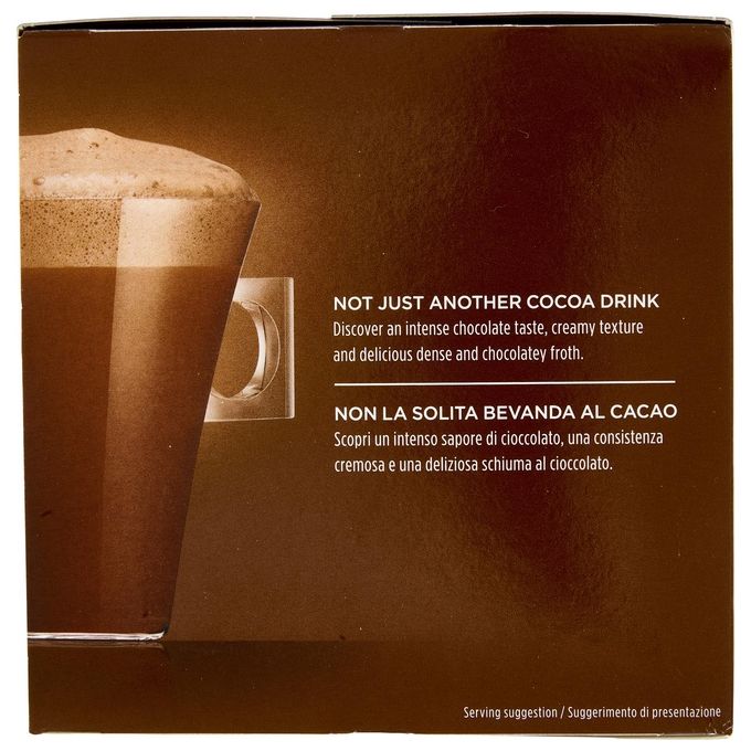 Nescafe dolce gusto chococino capsule bevanda cioccolato senza glutine 16 pezzi 8 tazze