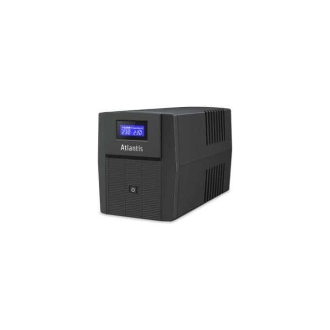 Atlantis A03-HP2003 Gruppo di Continuita' UPS Line Interactive Onda Sinusoidale Pura 1500VA 900W 5 Prese AC Display LCD USB-HID AVR colore Nero