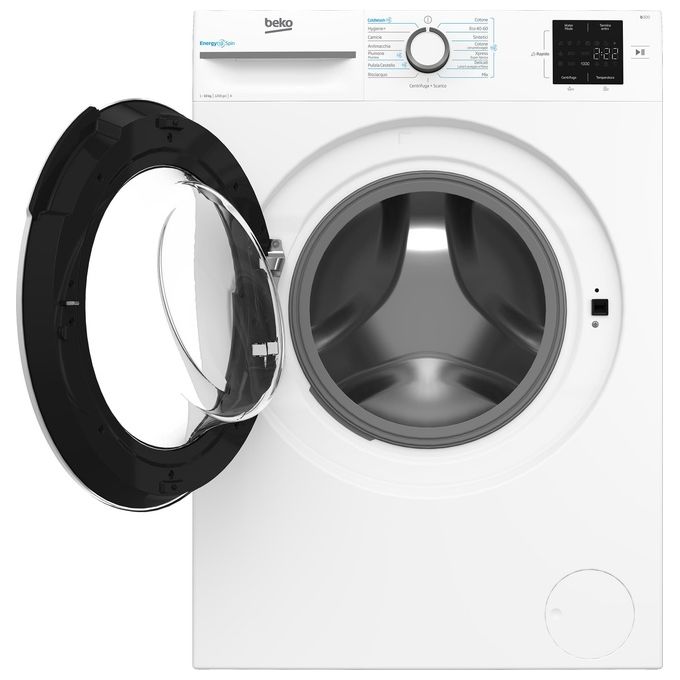 BEKO BMWU31021W Lavatrice 10 Kg Classe a Profondita' 58 cm Centrifuga 1200 giri Inverter Vapore EnergySpin colore Bianco