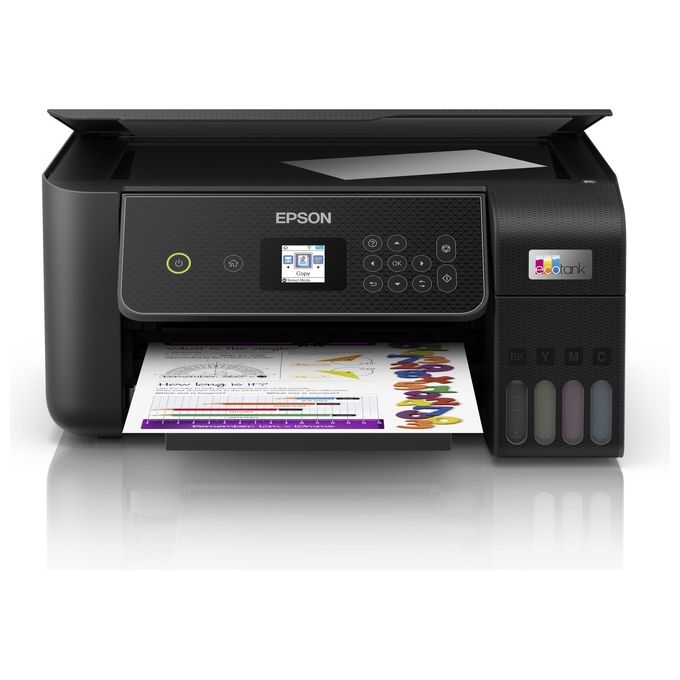 Epson C11CJ66421 EcoTank ET-2870 Stampante Multifunzione Inkjet A4 Stampa Copia Scansione Wi-Fi 10 ppm colore Nero