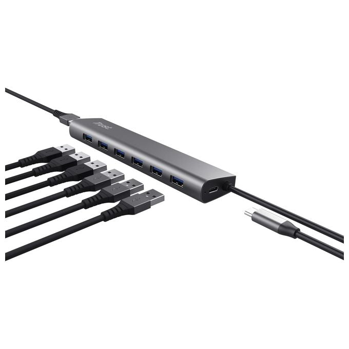 Trust Halyx Hub USB 7 Porte 3.2 Gen 1