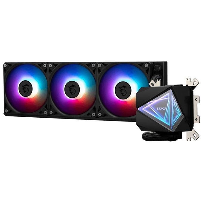 MSI 306-7ZW8A11-C24 MAG CORELIQUID I360 Dissipatore Liquido AIO 3x 120mm ARGB PWM Socket Intel AMD colore Nero