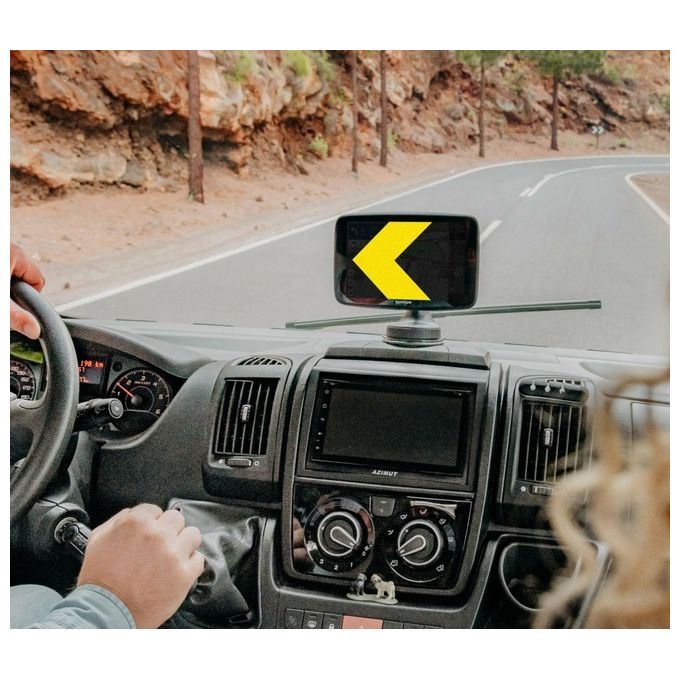 TomTom 1YD7_002_31 GO Camper Max 700 Navigatore per Camper e Roulotte Schermo 7'' Wi-Fi Mappe Mondo Aggiornamenti Mensili Premium Pack colore Nero