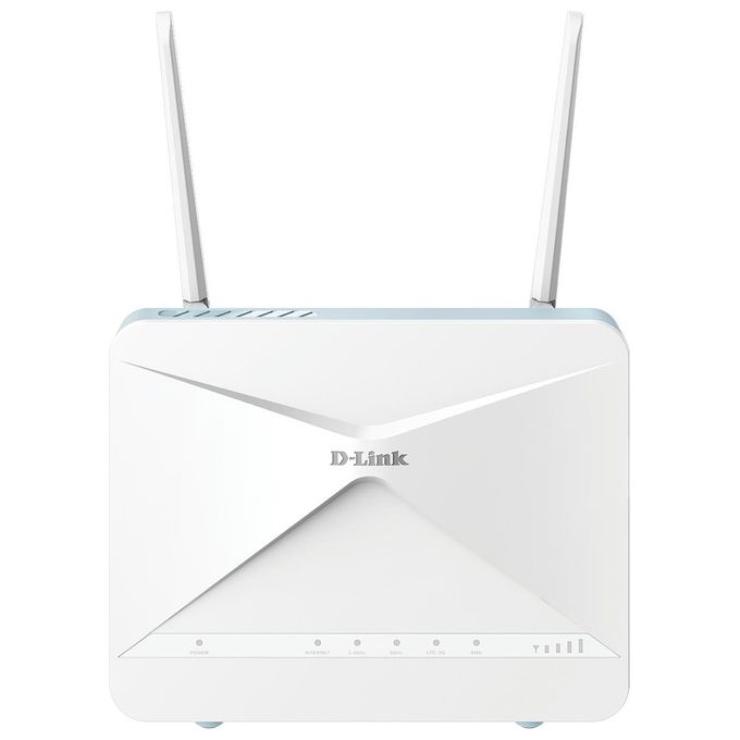 D-Link, Router 4G, EAGLE PRO AI AX1500, Wi-Fi 6, Dual-band, Gigabit Ethernet, Blu e Bianco