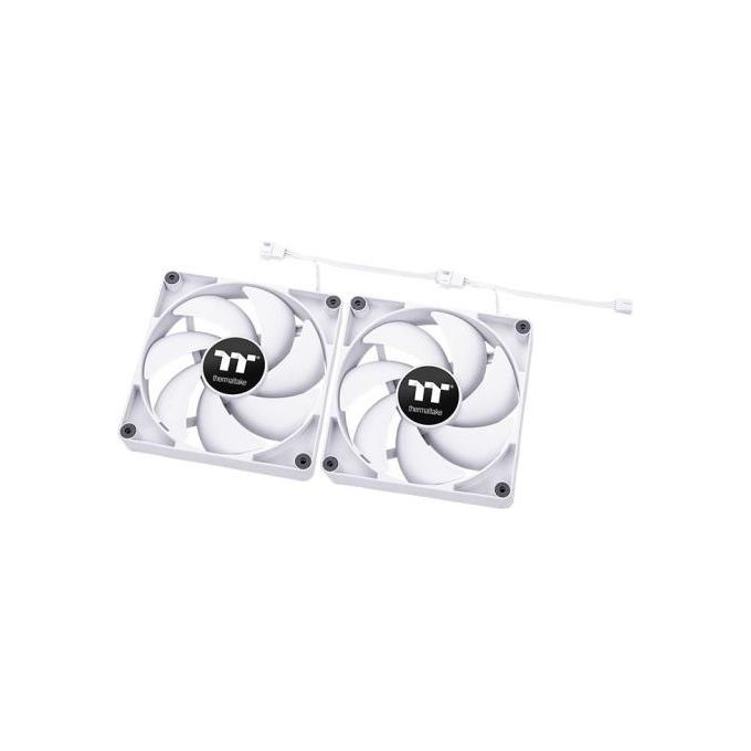 Thermaltake CT120 PC Cooling Fan White 2 Pack