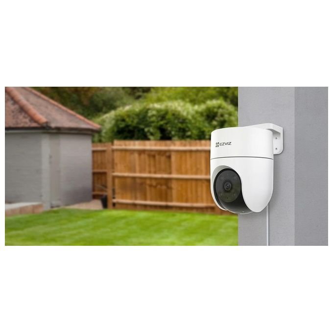Ezviz CS-H8C Telecamera IP Pan Tilt 360° 1080p Visione Notturna 30 m Rilevamento Persone Wi-Fi colore Bianco