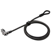 Kensington K60600WW Lucchetto per laptop con combinazione Slim Tipo di serratura Blocco di combinazione Chiave Tipologia slot blocco cavo Kensington colore Nero-Argento