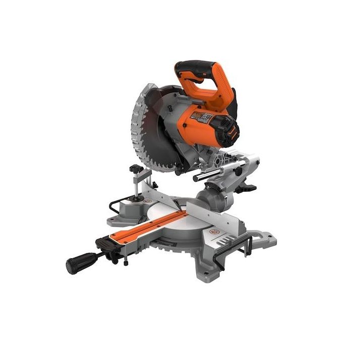 Black+Decker BES701-QS Troncatrice Radiale 1500 W lama 216 mm taglio 220x70 mm Line Shadow