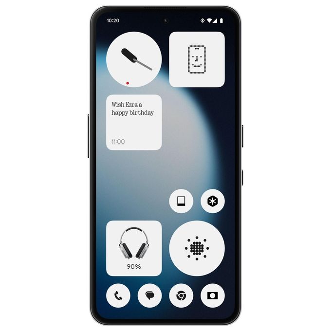 Nothing A10400248 Phone (3a) 8 GB 128 GB 5G Smartphone AMOLED 6.77'' 5000 mAh 33W colore Bianco