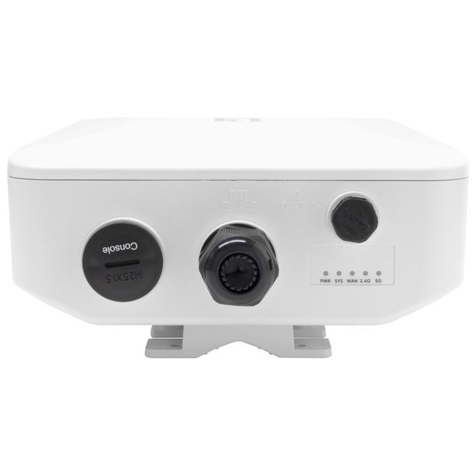 LevelOne WAB-8021 Access Point Wireless Outdoor AX3000 Dual Band Wi-Fi 6 PoE IP67 8 SSID 3000 Mbit-s colore Bianco