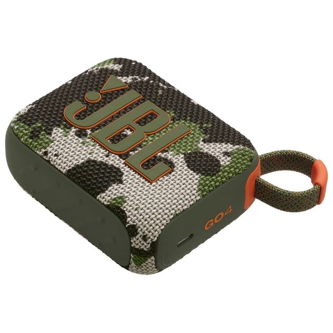JBL JBLGO4SQUAD Go 4 Altoparlante Bluetooth Portatile 4,2 W IP67 Waterproof Antipolvere Autonomia 7 h colore Mimetico