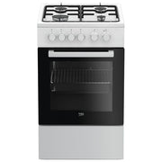Beko FSS52020DW Cucina Libera Installazione 4 Fuochi Gas Forno Elettrico Statico 60 L Grill Classe A (85x50x60 cm) colore Bianco