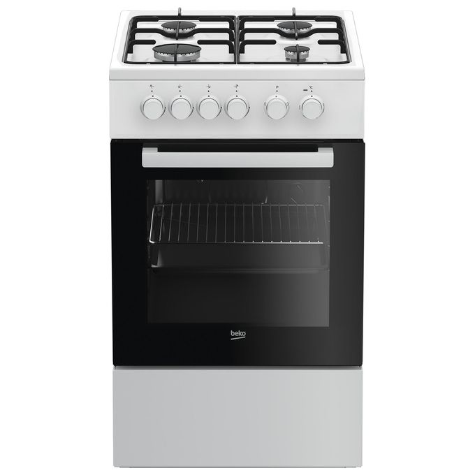 Beko FSS52020DW Cucina Libera Installazione 4 Fuochi Gas Forno Elettrico Statico 60 L Grill Classe A (85x50x60 cm) colore Bianco