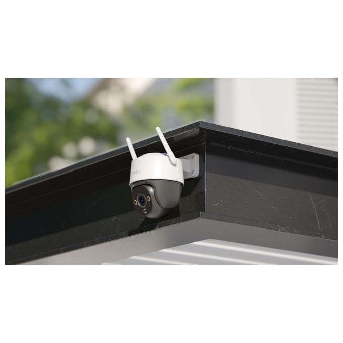 Imou IPC-S7CP-3M0WE Cruiser 2C Telecamera IP Esterno Motorizzata 360° 3MP 2K Wi-Fi 6 IP66 Visione Notturna colore Bianco