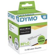 Dymo Cf2x130 etichette Labelwriter 28x89mm Bianco