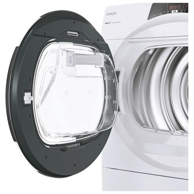 Candy ROE H9A2TCEX-S RapidÓ Asciugatrice Pompa di Calore 9 Kg Classe A++ Wi-Fi App hOn Woolmark (85x59,6x58,5 cm) colore Bianco