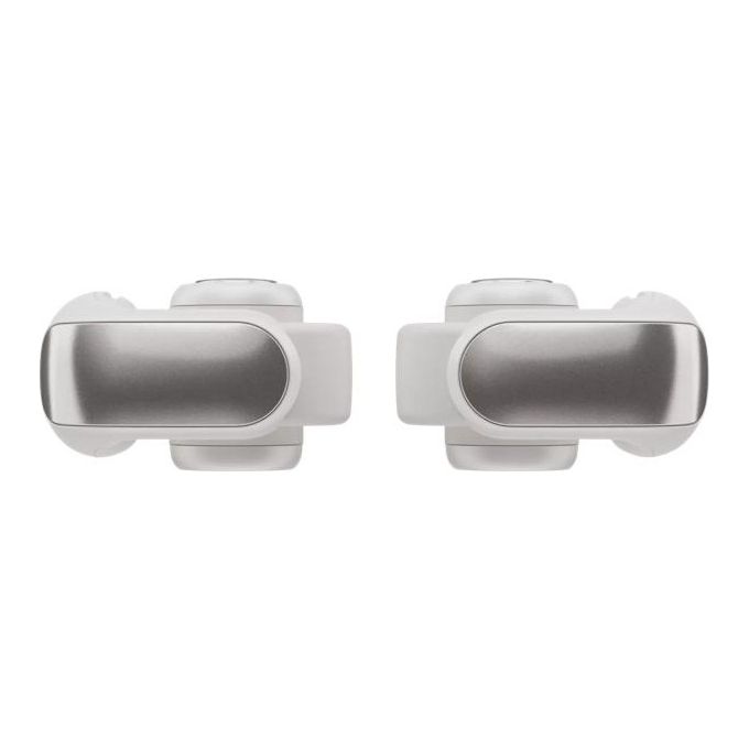 Bose 881046-0020 Ultra Open Earbuds Auricolari Wireless Bluetooth 5.3 con Tecnologia OpenAudio e Controllo Touch 4 Microfoni IPX4 Resistente a Sudore e Spruzzi Durata Batteria Fino a 7 5 Ore Ricarica Rapida colore Bianco
