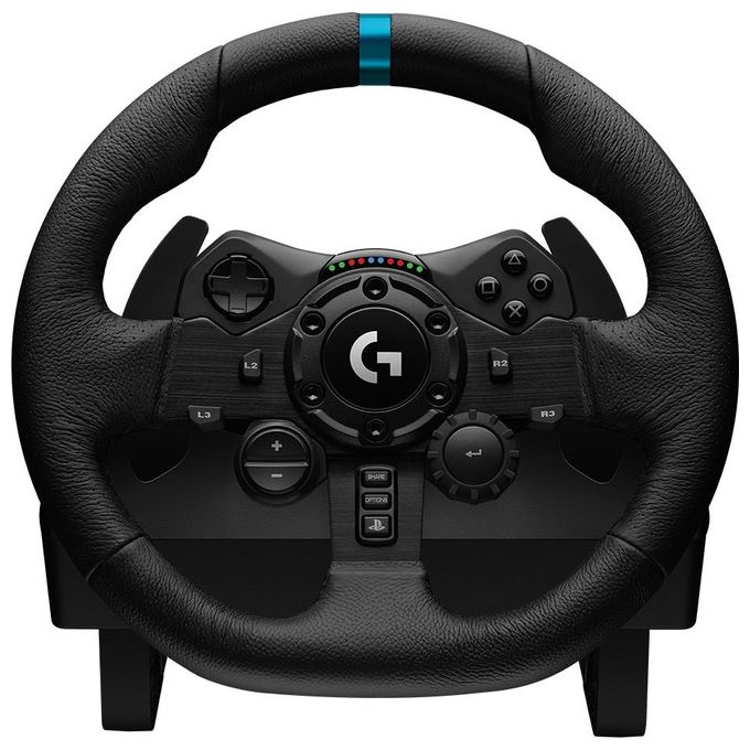 Logitech G923 Volante da Corsa con Pedali TRUEFORCE 900° Ritorno di Forza PS5 PS4 PC colore Nero