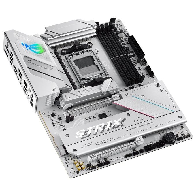 ASUS 90MB1J50-M0AAY0 ROG STRIX B850-A Scheda Madre ATX Socket AM5 DDR5 fino a 8000 MHz Wi-Fi 7 colore Bianco