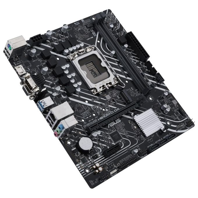 ASUS 90MB1A00-M0EAY0 PRIME Scheda madre Intel H610 LGA 1700 DDR4 M.2 HDMI 2.1 Gigabit Ethernet colore Nero
