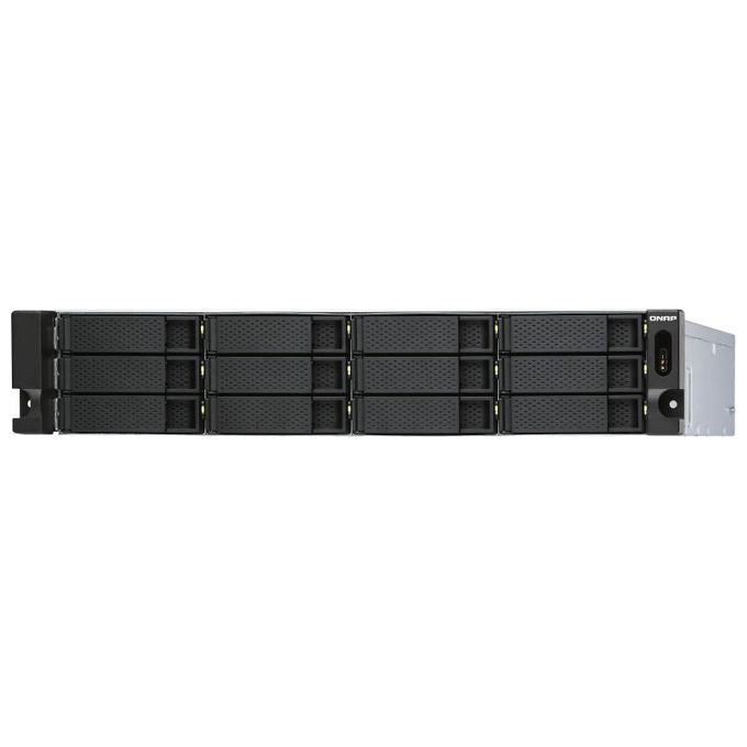 Qnap TL-R1200S-RP Contenitore di Unita' Di Archiviazione 2,5-3,5'' Enclosure Hdd-Ssd Nero-Grigio