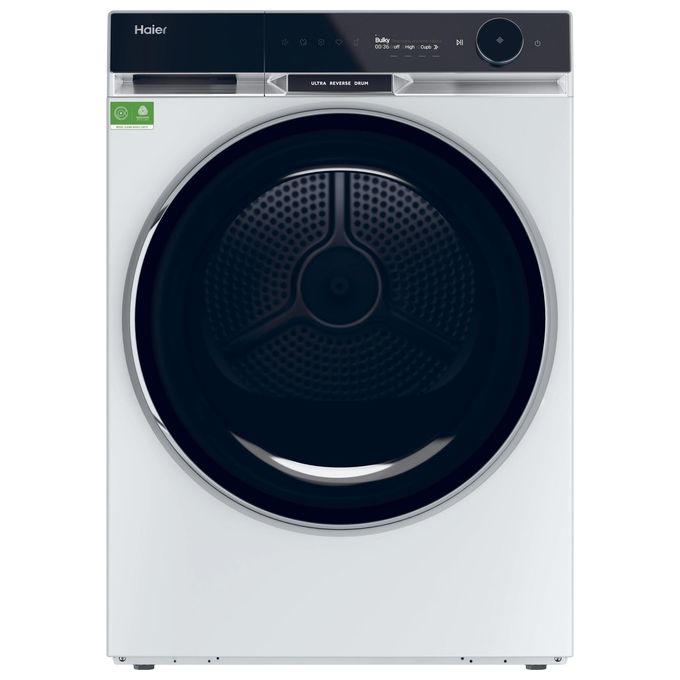 Haier HD90-A3Q397U1 X Serie 11 Asciugatrice Pompa di Calore 9 Kg Classe C Wi-Fi Inverter I-Refresh Pro (84x59x70 cm) colore Bianco