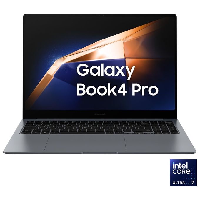Samsung NP962XGK-KG1IT Galaxy Book4 Pro Notebook 16'' Intel Core Ultra 7 155H 16GB RAM 1TB SSD Windows 11 Pro colore Grigio