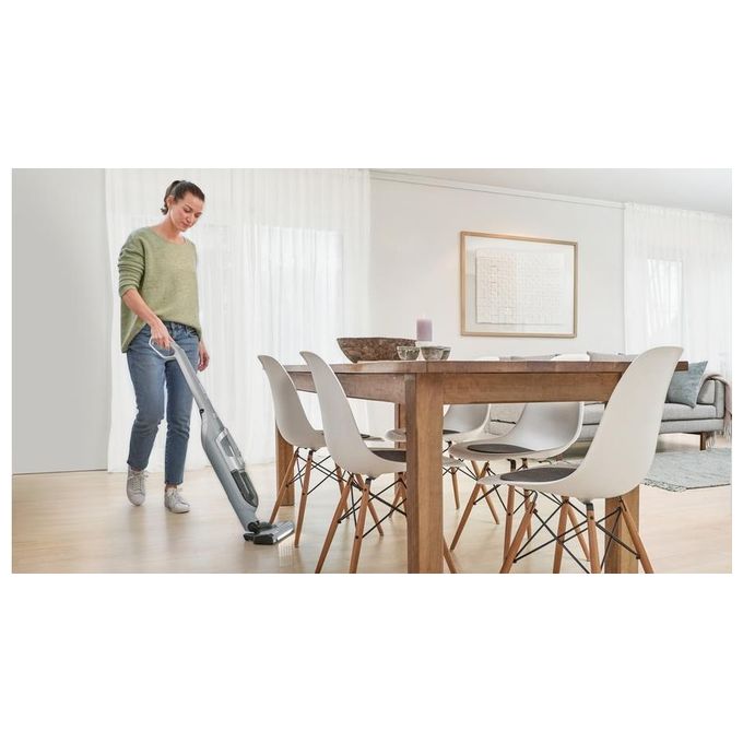 Bosch BBH3K2801 Serie 4 Aspirapolvere a bastone 2 in 1 Senza sacchetto Autonomia 55 min Batteria 25,2 V colore Argento