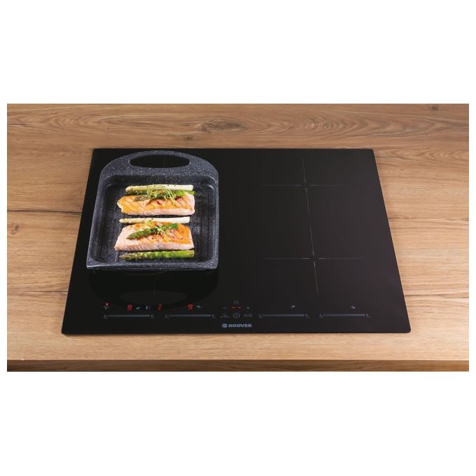Hoover HTPS64MCTTWIFI H-HOB 500 Piano cottura a induzione 59 cm 4 zone Touch Wi-Fi colore Nero