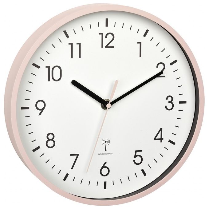 TFA Dostmann Orologio Analogico da Parete Rosa
