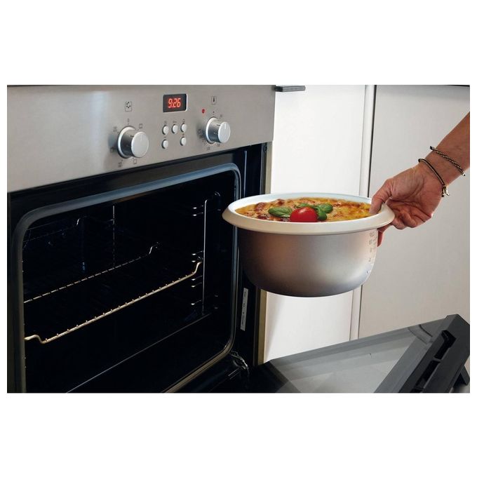 Ariete 2904 Vintage Cuociriso Elettrico e Slow Cooker 3,5 L 700W 5 funzioni ciotola in ceramica colore Celeste