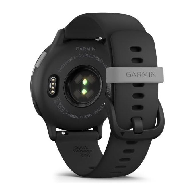 Garmin 010-02862-10 vívoactive 5 Smartwatch GPS AMOLED 1.2'' 30+ Sport Cardio SpO2 Garmin Pay Musica autonomia 11 giorni colore Nero