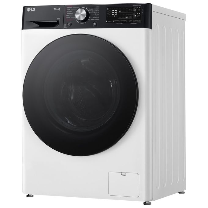 LG F4R7509TSWB Lavatrice 9Kg AI DD Classe Energetica A-10% 1400 Giri TurboWash Autodose