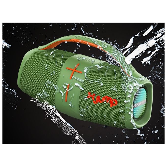 X JUMP XJ 120-GR XJ 120 Altoparlante Portatile Stereo 40 W Bluetooth IPX5 con Maniglia colore Verde