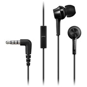 Panasonic RP-TCM115E-K Auricolare In-Ear con Microfono Cablato Jack 3.5mm 109 dB 1.2 m colore Nero