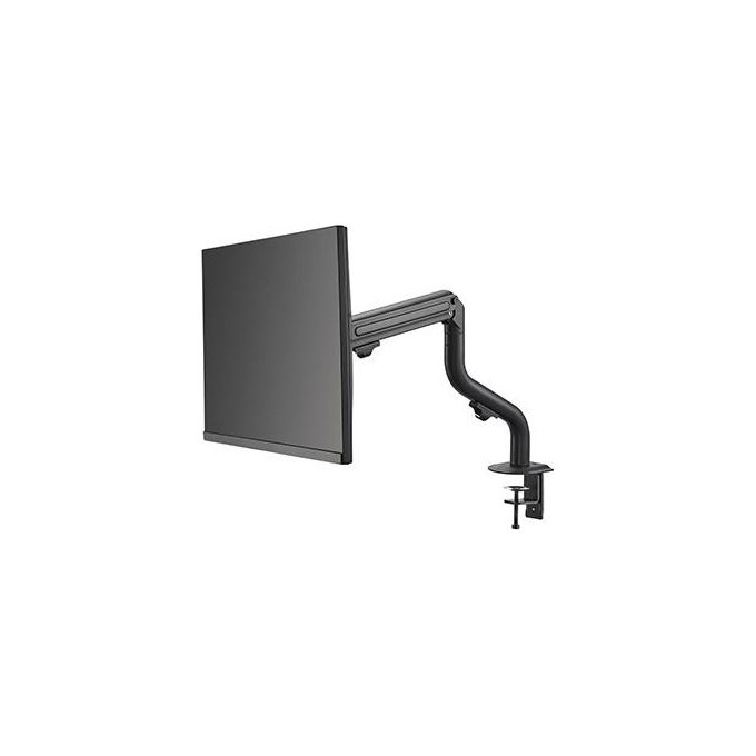 Hamlet HM-SPMADA102 Supporto per Monitor da Scrivania Ergonomico Snodato su 3 Assi fino a 32'' 9 Kg con Gestione Cavi Nero