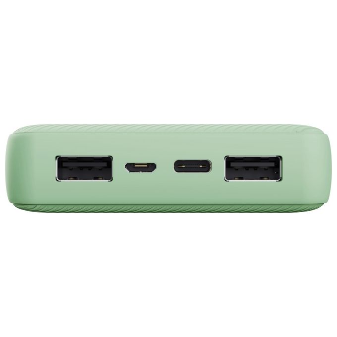 Trust 25027 Primo Powerbank 20000 mAh 15W Ricarica Rapida 2 USB-A 1 USB-C Eco colore Verde