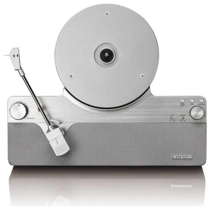 Lenco LSA-071SI LS Series Giradischi Verticale Automatico Bluetooth 5.3 Altoparlanti 2x5W Testina AT-3600L colore Silver Legno