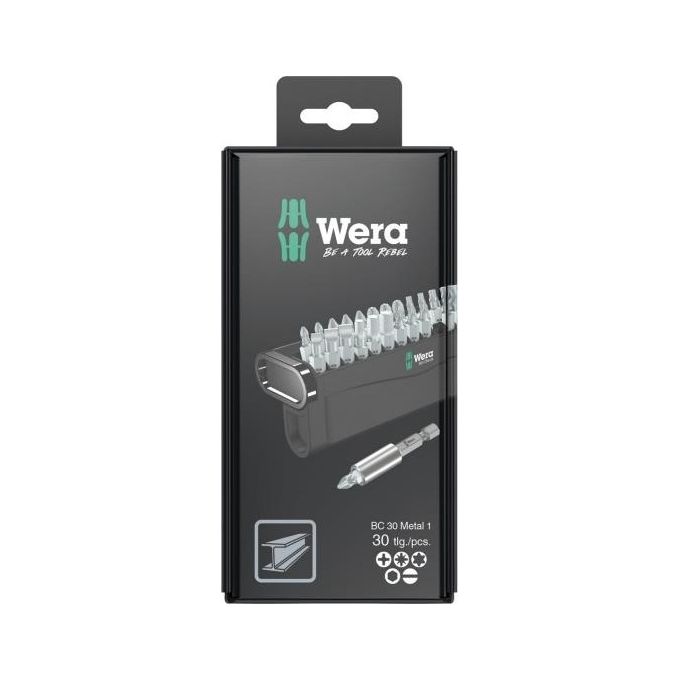Wera Bit-Check 30 Metal 1 SB 30 Pezzi