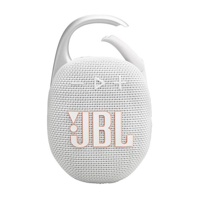 JBL JBLCLIP5WHTAM Clip 5 Altoparlante Bluetooth Portatile Moschettone Integrato IP67 12 ore colore Grigio