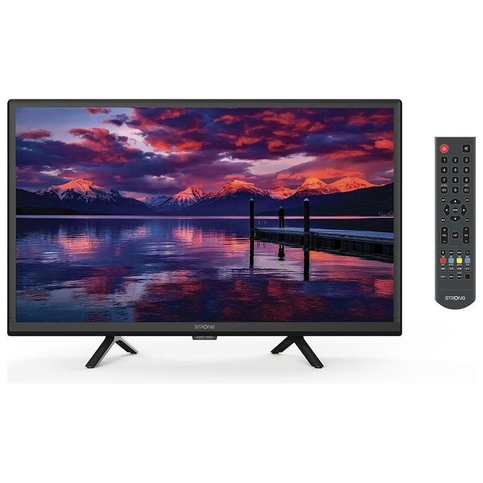 Strong SRT24HE4023 TV LED 24'' HD Ready DVB-T2 DVB-S2 DVB-C 12V USB 2 HDMI Modalita' Hotel colore Nero