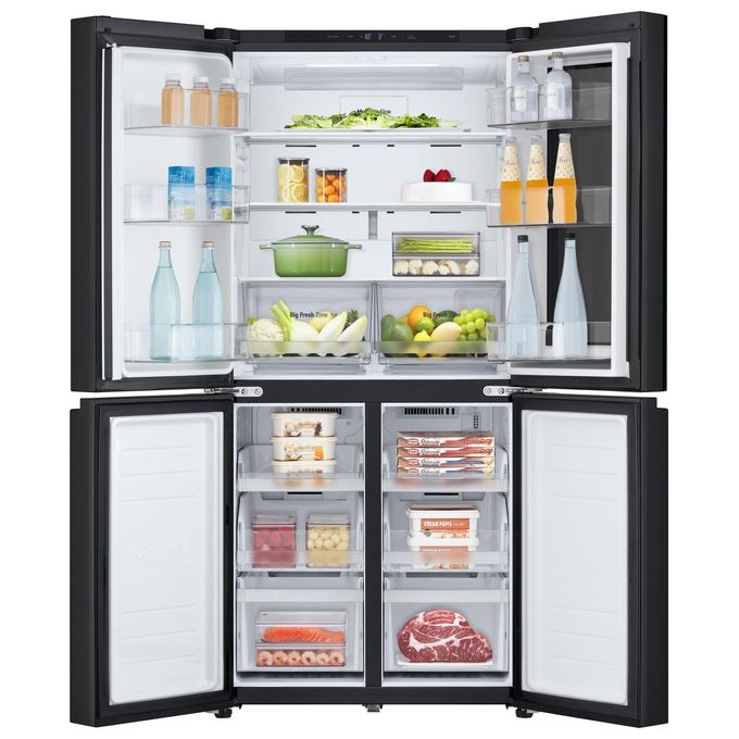 LG GMV860EPDE InstaView Frigorifero Multidoor Slim 530 L 178.7 cm Classe E 40 dB Wi-Fi Linear Cooling Total No Frost colore Nero