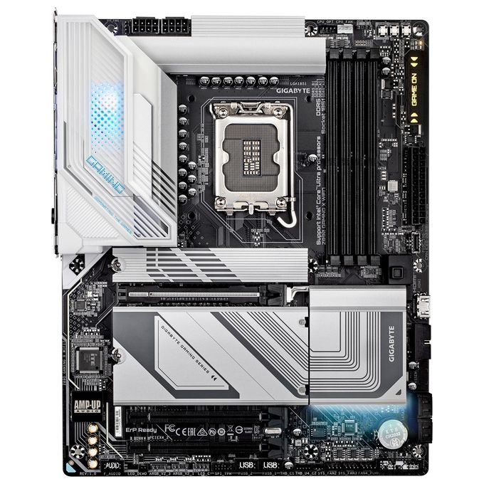 GIGABYTE Z890 GAMING X WIFI7 Scheda madre Supporta CPU Intel Core Ultra Serie 2 16+1+2 fasi VRM DDR5 fino a 8800MHz OC PCIe 5.0 Wi-Fi 7 LAN 2.5GbE Thunderbolt 4 colore Nero