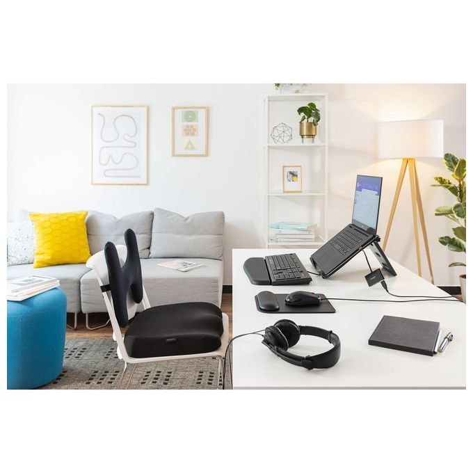 Kensington K52799WW ErgoSoft Poggiapolsi per Tastiera Standard cuscinetto in gel antiscivolo colore Nero