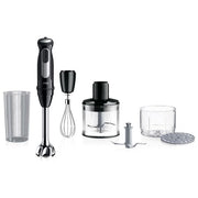 Braun MQ55254MBK MultiQuick 5 Pro Frullatore ad Immersione 1000W 25 Velocita' Tritatutto Tritaghiaccio EasyClick Plus colore Nero
