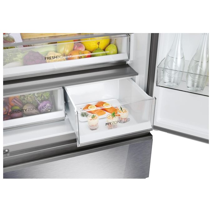 Haier HFR7819ENGC Serie 7 Frigorifero Multi Door 504 L 190 cm Classe E 36 dB No Frost WiFi colore Inox